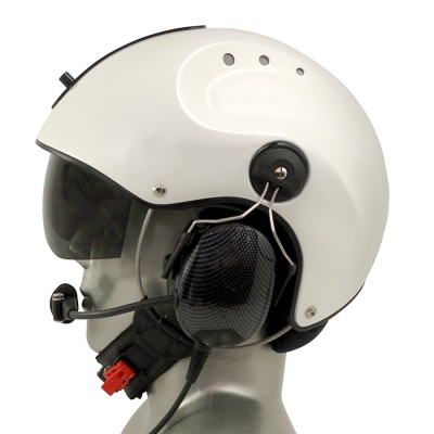 Icaro Pro Copter EMS/SAR Aviation Helmet with Tiger PNR High Impedance Headset