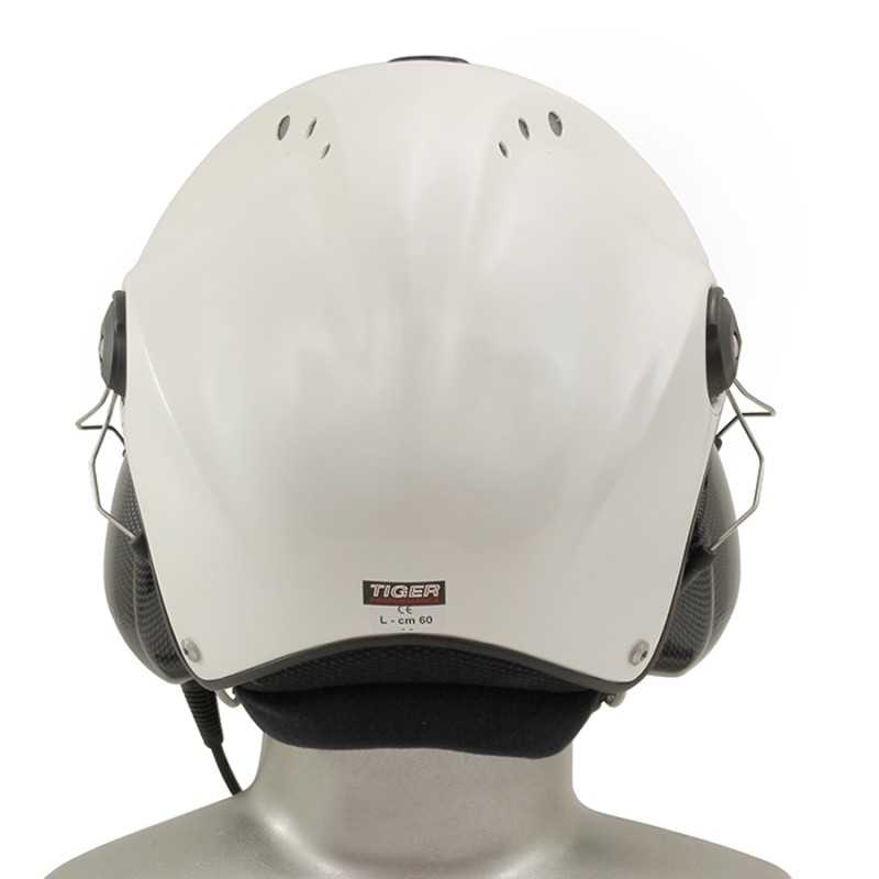 Icaro Pro Copter Aviation Helmet with Tiger PNR Headset with Bluetooth