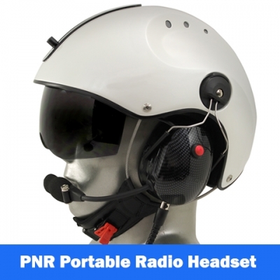 Icaro Pro Copter EMS/SAR Aviation Helmet with Tiger Portable Radio Headset