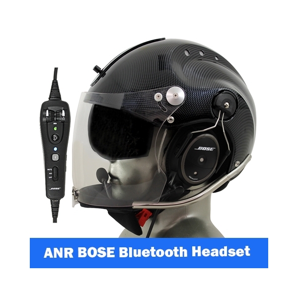 Icaro Rollbar Helmet with BOSE A20 Aviation Headset & Bluetooth