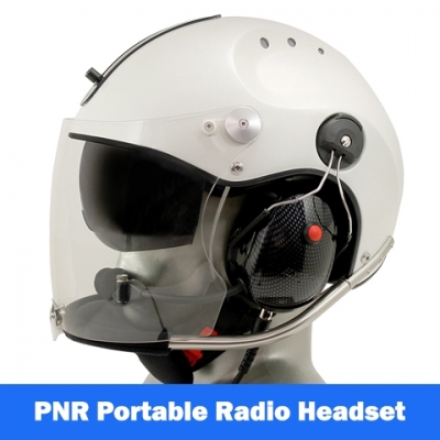 Icaro Rollbar Plus EMS/SAR Aviation Helmet with Tiger Portable Radio Headset