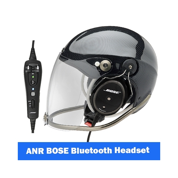 Icaro Rollbar EMS/SAR Helmet with Bose A20 Pilot/Aviation Headset