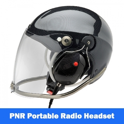 Icaro Rollbar EMS/SAR Aviation Helmet with Tiger Portable Radio Headset