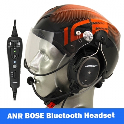Icaro Solar X Aviation Helmet With Bose 0 Headset Tiger Performance