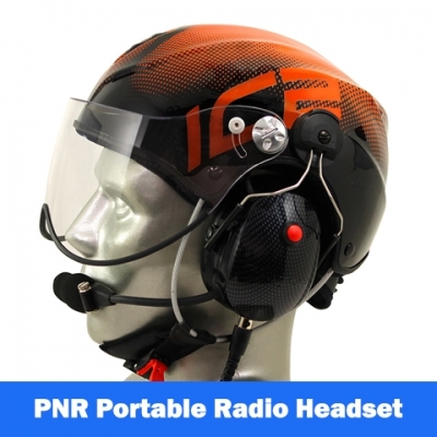 Icaro Solar X EMS/SAR Aviation Helmet with Tiger Portable Radio Headset