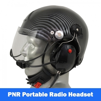 Icaro TZ EMS/SAR Aviation Helmet with Tiger Portable Radio Headset
