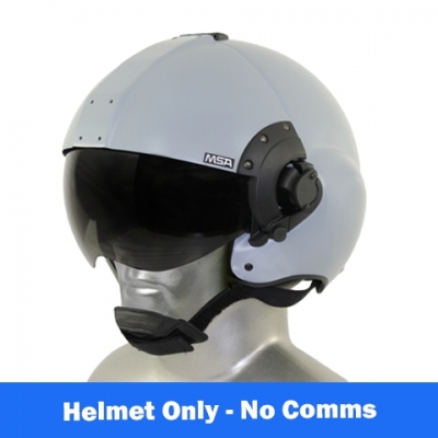 MSA Gallet LH350 Flight Helmet - Black Gloss