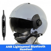 MSA Gallet LH350 Flight Helmet - Lightspeed Zulu H-Mod Communications