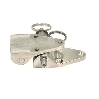 Marine Grade Cast Stainless Steel Safety Hinge & Backer Plates