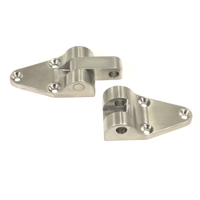 Marine Grade Cast Stainless Steel Safety Hinge & Backer Plates