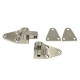 Marine Grade Cast Stainless Steel Safety Hinge & Backer Plates