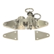 Marine Grade Cast Stainless Steel Safety Hinge & Backer Plates