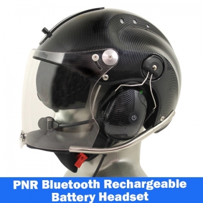 Icaro Rollbar Plus EMS/SAR Aviation Helmet with Tiger PNR Headset with Bluetooth