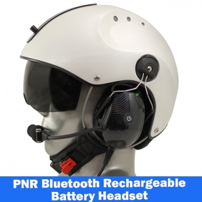 Tiger Passive Noise EMS/SAR Helmet Mounted Aviation Headset with PNR/Bluetooth