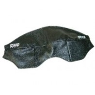 MSA Gallet Leather Outer Visor Cover with Velcro Tabs