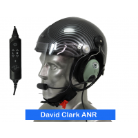Aviation Helmet Mounted David Clark DC ONE-X ANR Headset Communications