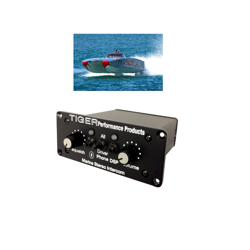 Tiger 2 Station Race Boat Marine Intercom Package