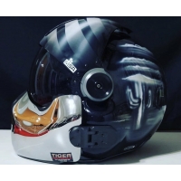 Maxillo Polycarbonite Face Shield Kit - Shown on LH250
