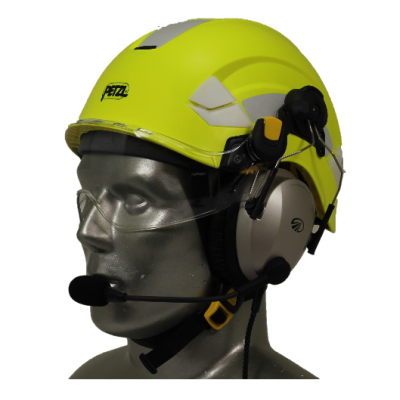 Petzl Vertex EMS/SAR Aviation Helmet with Lightspeed Zulu 3 Headset
