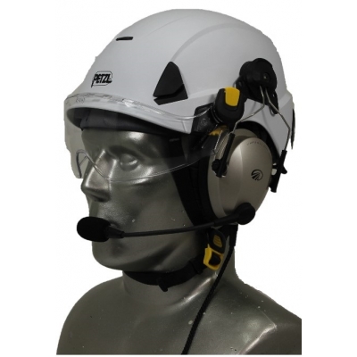 Petzl Strato EMS/SAR Aviation Helmet with Lightspeed Zulu 3 Headset