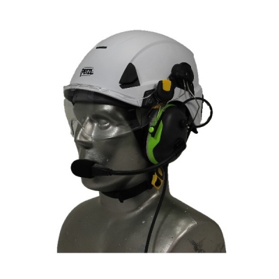 Petzl Strato EMS/SAR Aviation Helmet with Tiger PNR Wireless Headset