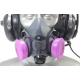 Tiger 5500 Headset Adjustable Half Respirator Filter Mask with Headband & Communications