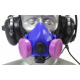 Tiger 8500 Headset Adjustable Half Respirator Filter Mask with Headband & Communications