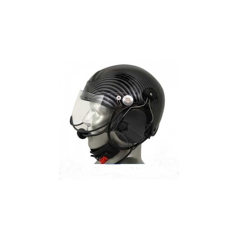 Icaro TZ Marine Helmet with ComTac V/Swatac V PNR Tactical Hear Thru Headset