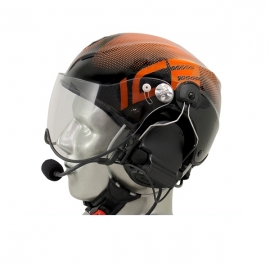 Icaro Solar X Marine Helmet with 3M Peltor ComTac V/Swatac V PNR Tactical Hear Thru Portable Radio Headset