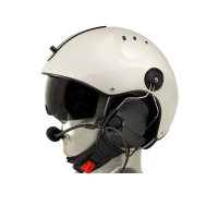 Icaro Pro Copter Aviation Helmet with ComTac V/Swatac V Tactical PNR Portable Radio Headset