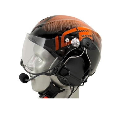 Icaro Solar X EMS/SAR Aviation Helmet with ComTac V/Swatac V PNR Tactical Hear Thru Headset