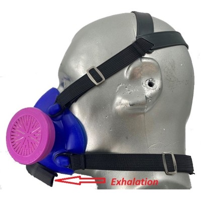 Tiger Half Respirator Mask Exhalation Diverter Cover