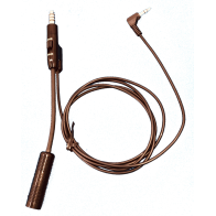 Plug in Mounted Respirator Mask Microphone to Boom Mic Switch Assembly - Helicopter