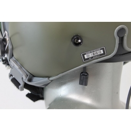 Helmet Installed Mounted Mask Microphone to Boom Mic Switch Assembly