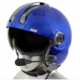 MSA Gallet LH250 Flight Helmet with Tiger ANR Bluetooth Communications