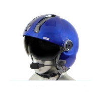 MSA/Tiger USA DOI/USFS Certified LH250T Flight Helmet with Tiger PNR Bluetooth Communications