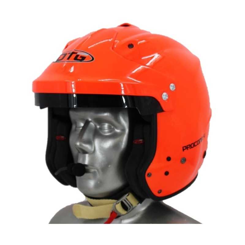 DTG Procomm 4 Marine Open Face Composite Helmet with Tiger Communications (for Non Tiger mask use)