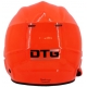 DTG Procomm 4 Marine Open Face Composite Helmet with Tiger Communications (for Non Tiger mask use) - Rear View