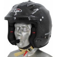 DTG Procomm 4 Marine Open Face Carbon Fiber Helmet with Tiger Communications (for Non Tiger mask use)