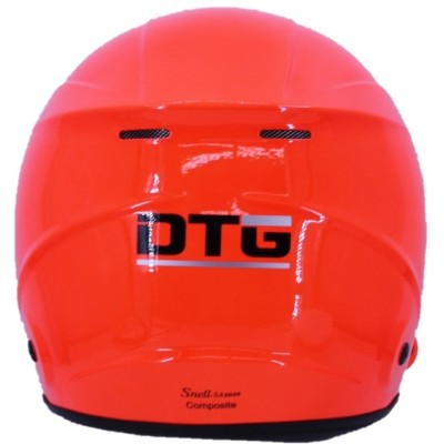 DTG Procomm 4 Marine Full Face Composite Helmet with Tiger Communications (for Non Tiger mask use) - Rear View