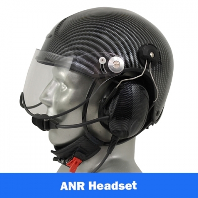 Icaro TZ EMS/SAR Aviation Helmet with Tiger ANR Headset with Bluetooth