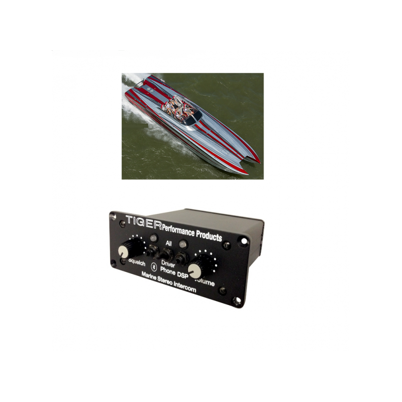 Tiger 4 Station High Performance Boat Marine Intercom Package