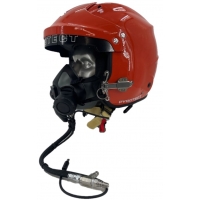 Pyrotect Pro Airflow Marine Open Face Composite Helmet with Tiger Communications (for Tiger mask use)