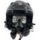 Pyrotect Pro Airflow Marine Open Face Carbon Fiber Helmet with Tiger Communications (for non Tiger mask use)