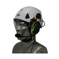 Petzl Strato Aviation Helmet with Tiger PNR Wireless Headset with Bluetooth