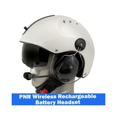 Icaro Pro Copter EMS/SAR Aviation Helmet with Tiger PNR Wireless Headset