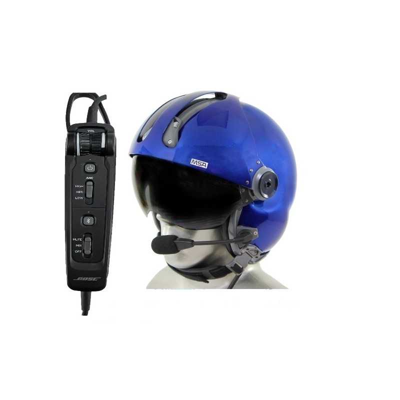 MSA LH250T Gallet Helicopter Helmet with Bose A30 Communications