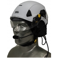 Petzl Strato Marine Helmet with 3M Peltor ComTac V/Swatac V PNR Tactical Hear Thru Headset