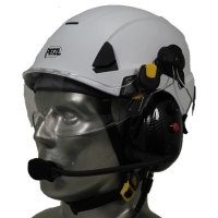 Petzl Strato Marine Helmet with Tiger Portable Radio Headset