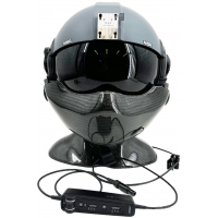 Maxillo Carbon Fiber Face Shield Kit - Shown on LH350